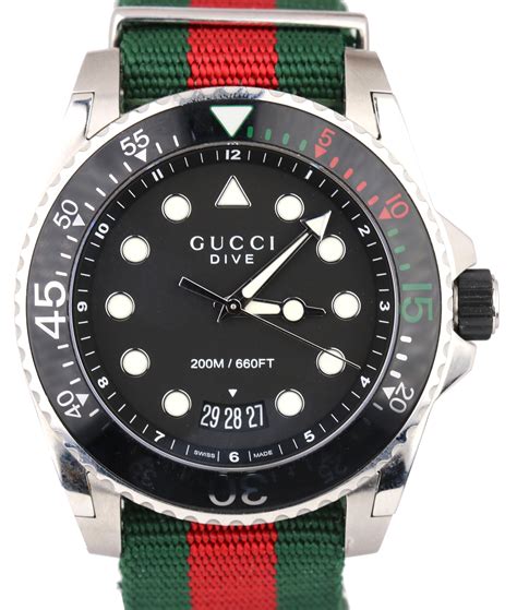 gucci dive watch band|gucci dive watch price.